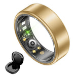 R88 Smart Ring Søvn Hjertefrekvens Iltmåler Fitness Tracker med Opladningsetui