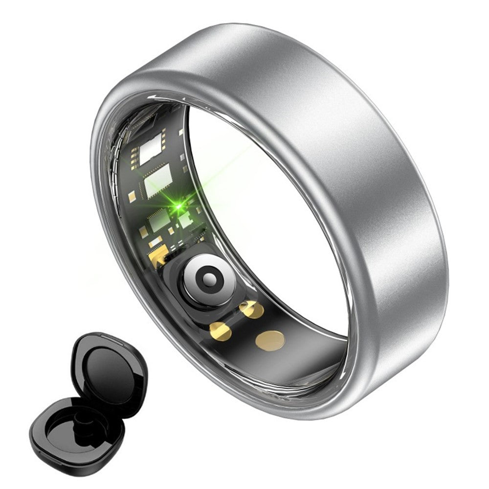 R88 Smart Ring Søvn Hjertefrekvens Iltmåler Fitness Tracker med Opladningsetui
