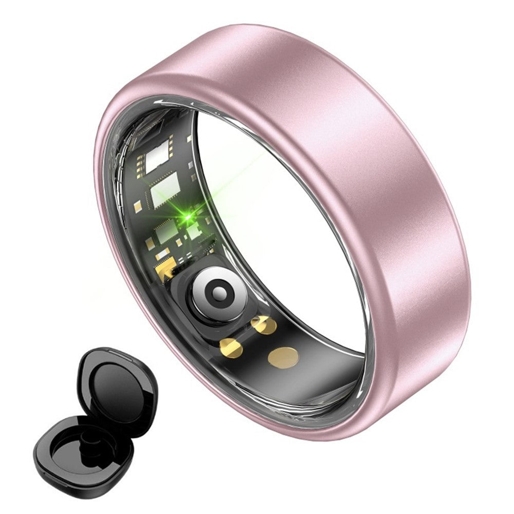 R88 Smart Ring Sleep Heart Rate Blood Oxygen Monitor Fitness Tracker with Charging Case