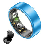 R88 Smart Ring Sleep Heart Rate Blood Oxygen Monitor Fitness Tracker with Charging Case