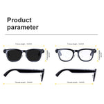 A2C Smart Glasses 8MP Kamera AI-oversættelse Bluetooth 6.0 EIS-stabilisering med dobbeltlinse (solbriller + klare linser)