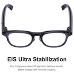 A2C Smart Glasses 8MP Kamera AI-oversættelse Bluetooth 6.0 EIS-stabilisering med dobbeltlinse (solbriller + klare linser)