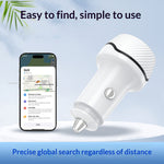 T05 USB-A + Type-C Car Charger Bluetooth-compatible Tracking Anti-Lost Device for Smartphone