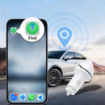T05 USB-A + Type-C Car Charger Bluetooth-compatible Tracking Anti-Lost Device for Smartphone