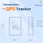 Q10 4G LTE GPS Tracker 5500mAh Battery Magnetic Real-Time BDS Vehicle Tracking Device