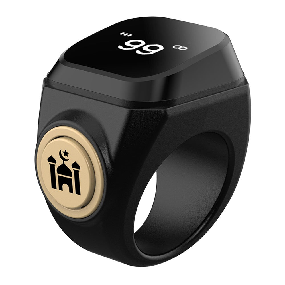 20mm Tasbih Zikr Smart Ring Bluetooth-compatible Digital Counter with Azan Alarm Prayer Reminder