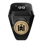 20mm Tasbih Zikr Smart Ring Bluetooth-compatible Digital Counter with Azan Alarm Prayer Reminder