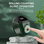 20mm Tasbih Zikr Smart Ring Bluetooth-compatible Digital Counter with Azan Alarm Prayer Reminder