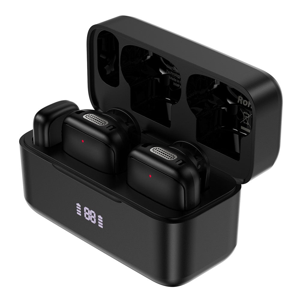 ACEFAST R6 Dual Wireless Lavalier Microphone AI Noise Reduction 360° Pickup 25ms Low Latency