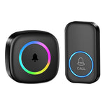 A6 Wireless Doorbell 300m Range 60 Melodies with Colorful LED Light, 1 Transmitter + 1 Receiver