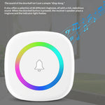 A6 300m Range 60 Melodies Plug-in Wireless Doorbell, 1 Transmitter + 2 Receivers