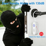 130dB Door Window Alarm Dual Mode Sound Light Flashing with Remote Control for Home Hotel