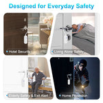 130dB Door Window Alarm Dual Mode Sound Light Flashing with Remote Control for Home Hotel