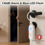 130dB Door Window Alarm Dual Mode Sound Light Flashing with Remote Control for Home Hotel