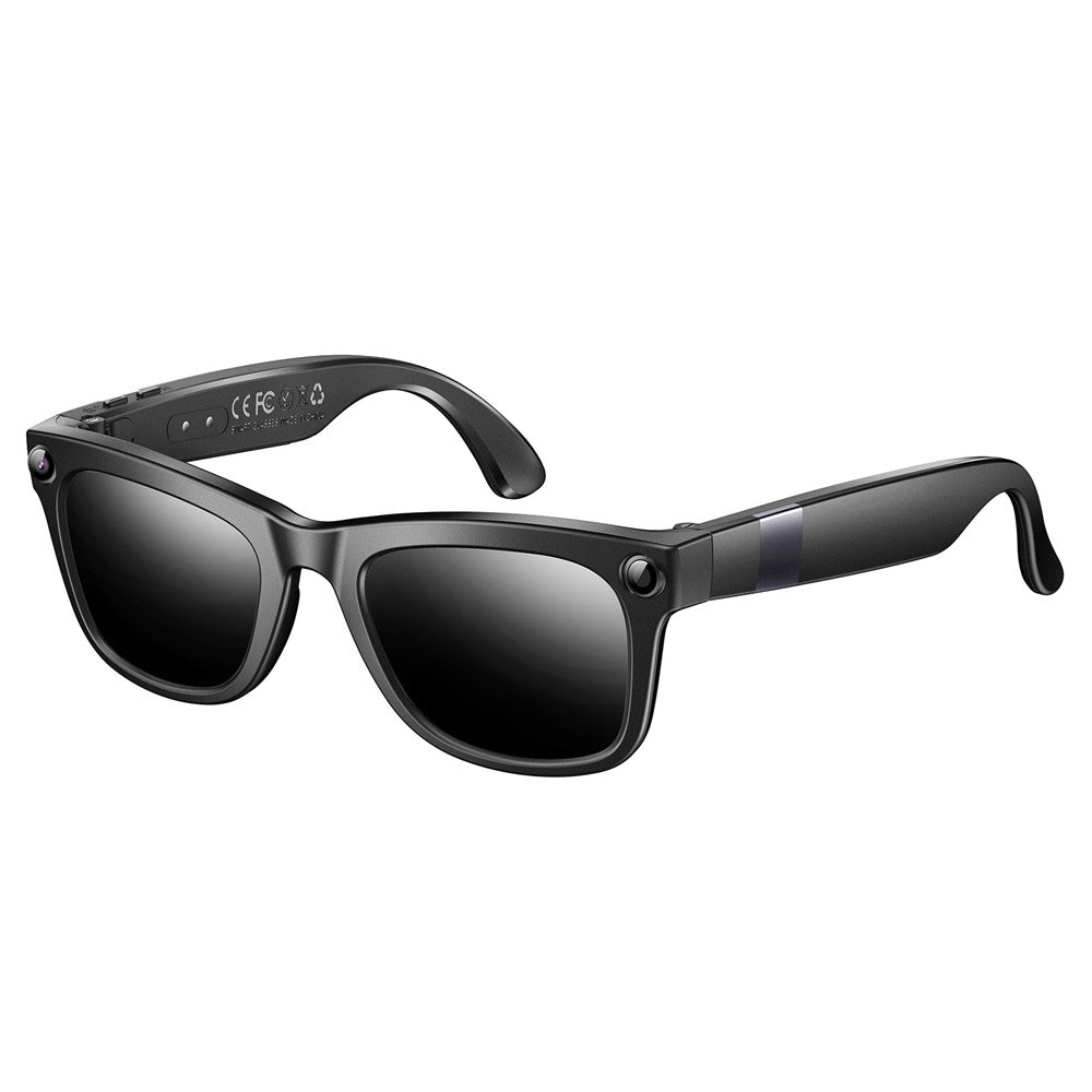 GM6 Bluetooth-compatible Music Smart Glasses with 2MP Camera Video Recording AI Translation