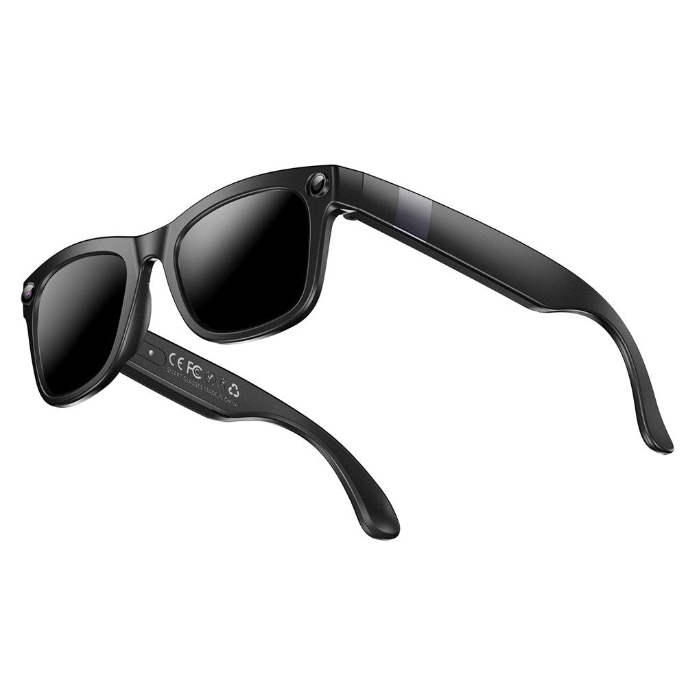 GM6 Bluetooth-compatible Music Smart Glasses with 2MP Camera Video Recording AI Translation