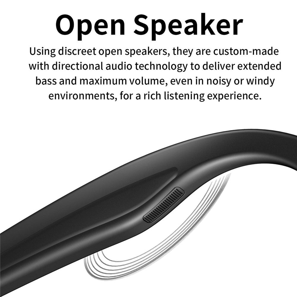 L802 8MP Camera Smart Glasses AI Real-time Translation Video Recording Bluetooth-compatible Calling (APP: Genimiro)