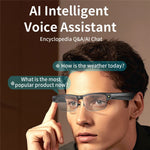 L802 8MP Camera Smart Glasses AI Real-time Translation Video Recording Bluetooth-compatible Calling (APP: Genimiro)
