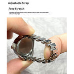 BOZHI J-137 Mini digital pekfingerrings-kvartsklocka med justerbart metallband