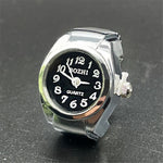 BOZHI J-131 Fashion Mini Digital Pointer Ring Quartz Watch with Adjustable Metal Strap