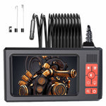 G60 Industrial Borescope with 20m Cable 5.5mm Single Lens 4.3 Inch IPS Screen IP67 Waterproof 6-LED Light for Automotive Inspection