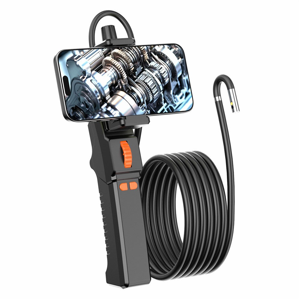 Z01 USB Endoscope with 1m Cable 6.5mm Single Lens Dual Direction Borescope Camera for iOS Android Automotive Plumbing Pipe Detection