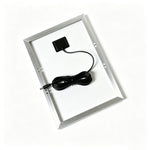 10W 12V Monokrystallinsk Solpanel DC5521 Interface 21% Effektivitet Aluminiumsramme Udendørs Strømforsyning