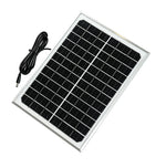 10W 12V Solar Panel Dual 120mm Exhaust Fan for Chicken Cat Pet Coop Cooling Air Circulation