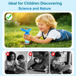 KM18 Digital Microscope 1000X Magnification 2.4 inch IPS Screen 1080P Video Recorder for Kids Science Exploration