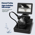 DM10 Pro 1000X Digital Microscope 4.3 inch Screen Diamond Inspection Detector for Jewelry Testing