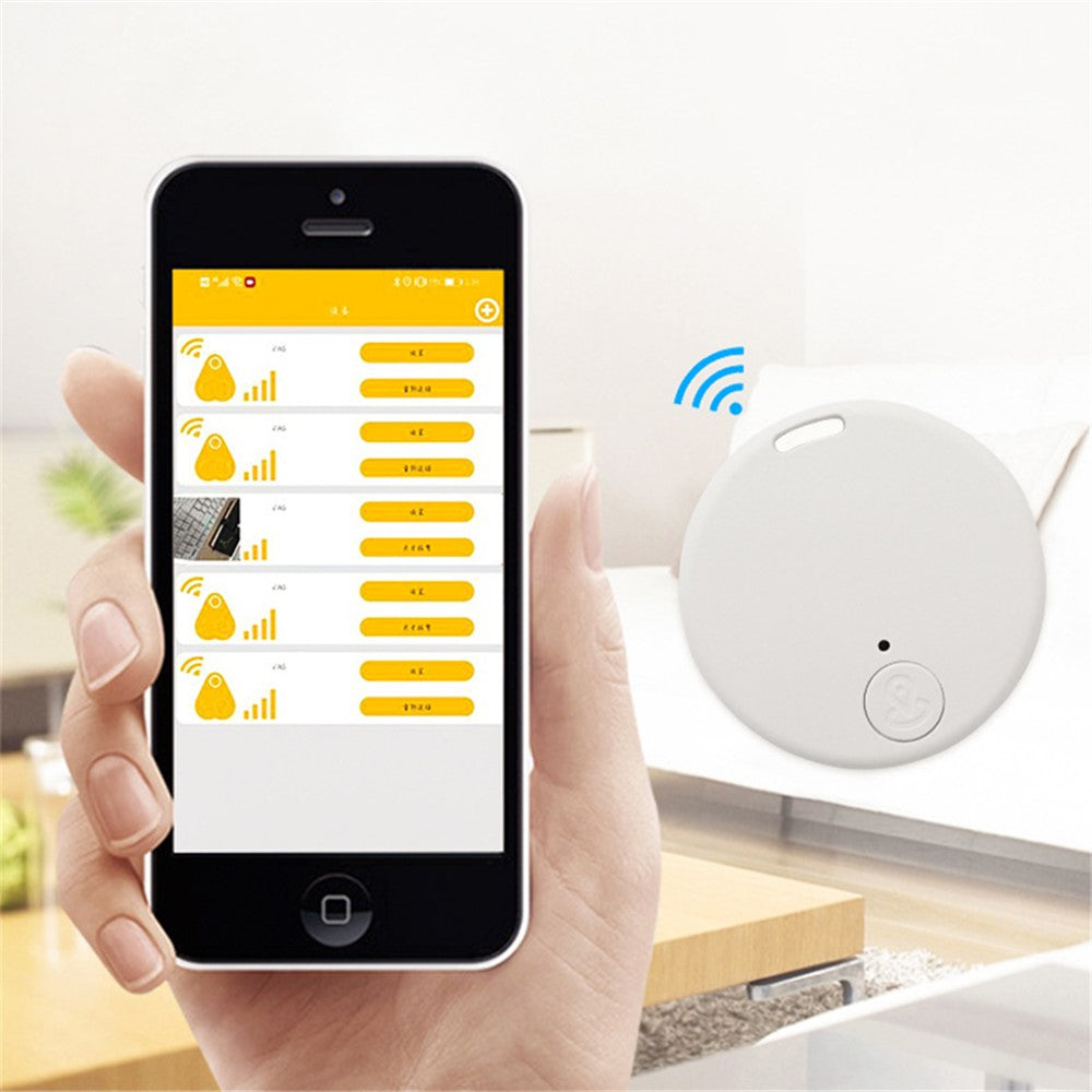 Y-02 Portable Bluetooth-compatible 5.0 Smart Tag Anti-Lost Tracker Wireless Key Tracker Round Finder