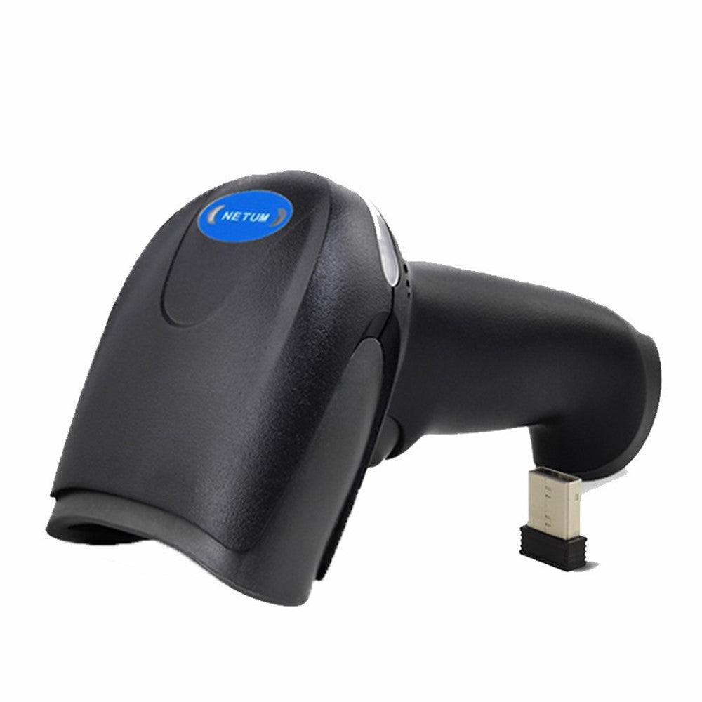 NETUM F1900 Wireless Red Light Bar Code Scanner Reader Handheld Portable Barcode Scanner for Shops Warehouses