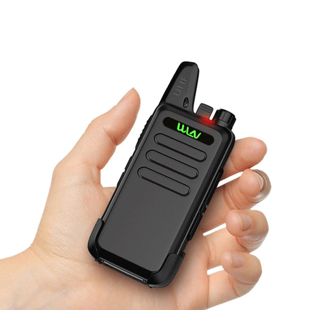 WLN KD-C1 2 stk./sæt Mini Walkie-Talkie Bærbar Trådløs To-vejs Radio til Restaurant/Byggeplads/Hotel