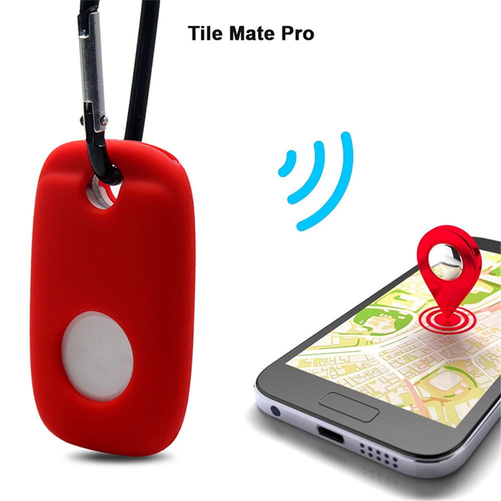 For Tile Mate Pro (2022) Bluetooth-compatible Tracker Anti-scratch Silicone Case Accessory Protective Cover Sleeve
