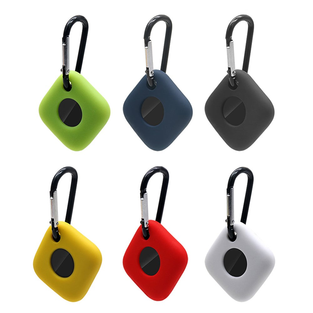 For Tile Mate (2022) Bluetooth-compatible Tracker Protective Cover Sleeve Anti-scratch Silicone Case with Anti-lost Buckle