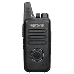 RETEVIS RT22S 2Pcs/Set Mini Walkie-Talkie Portable Wireless Two Way Radio for Restaurant Construction Site Hotel