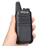 RETEVIS RT622 1 par mini-tvåvägs licensfria PMR-radioer walkie-talkies (för europeisk frekvens)