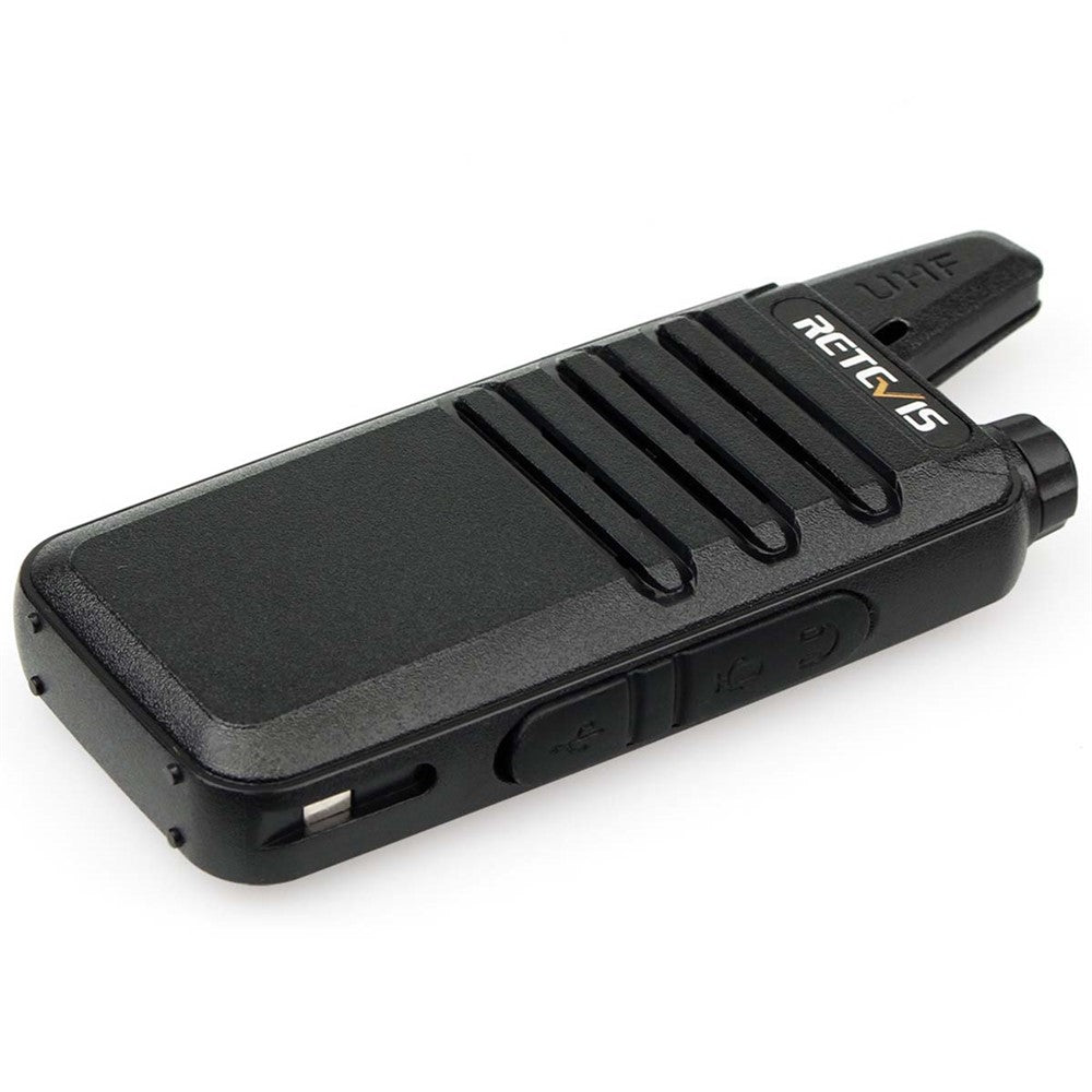RETEVIS RT622 1 par mini-tvåvägs licensfria PMR-radioer walkie-talkies (för europeisk frekvens)