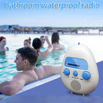 SY-900 Bärbar AM FM-radio Badrum Kök IPX4 Vattentät Basradio med Snodd