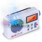 SY-8801 Portable Retro AM FM Radio HD LCD Screen HiFi Sound Loud Speaker Short Wave Radio