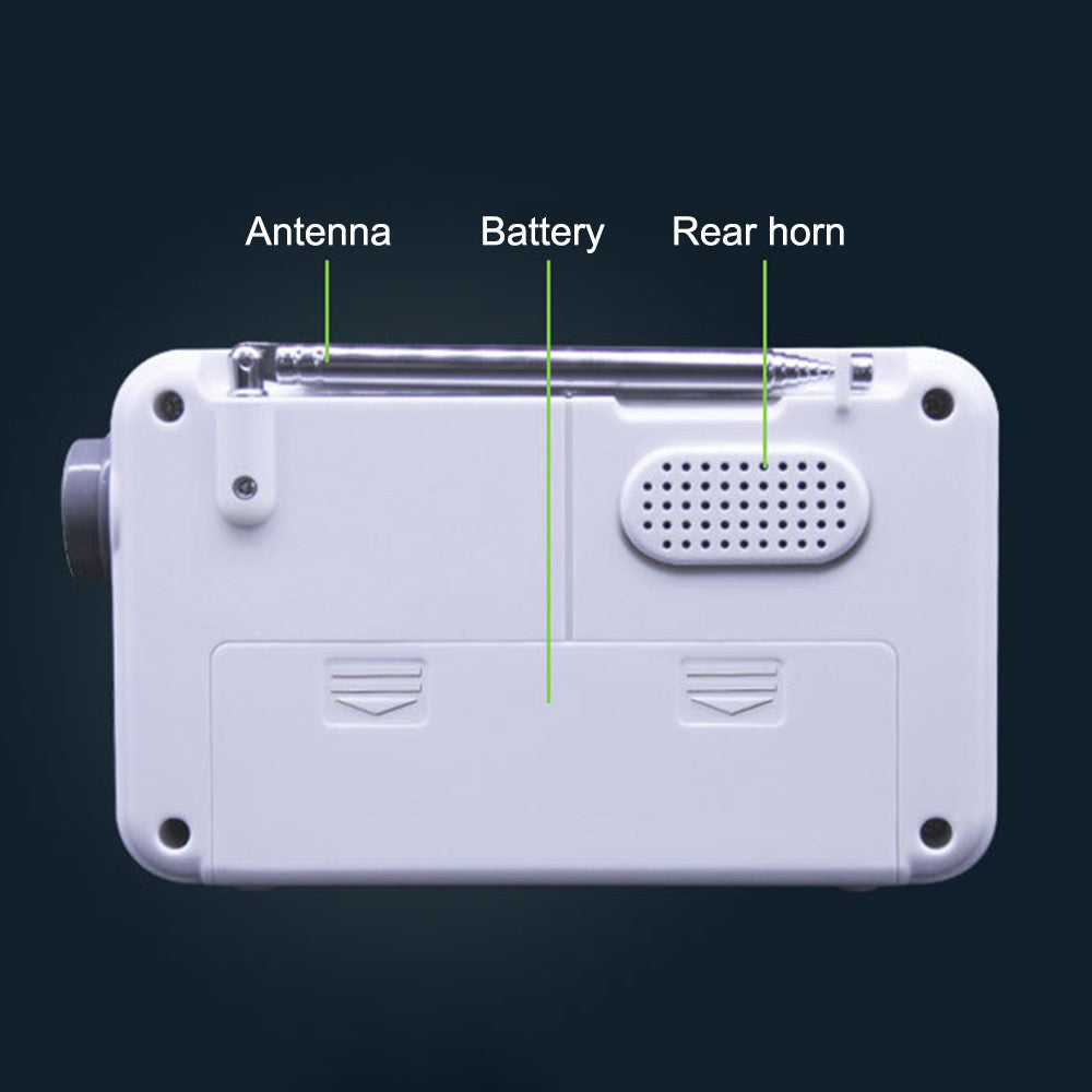 SY-8801 Portable Retro AM FM Radio HD LCD Screen HiFi Sound Loud Speaker Short Wave Radio