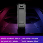 MROBO 16G Portable 1080P Voice Recorder with Back Clip 180 Degree Rotating Camera Noise Reduction Audio Recording Device