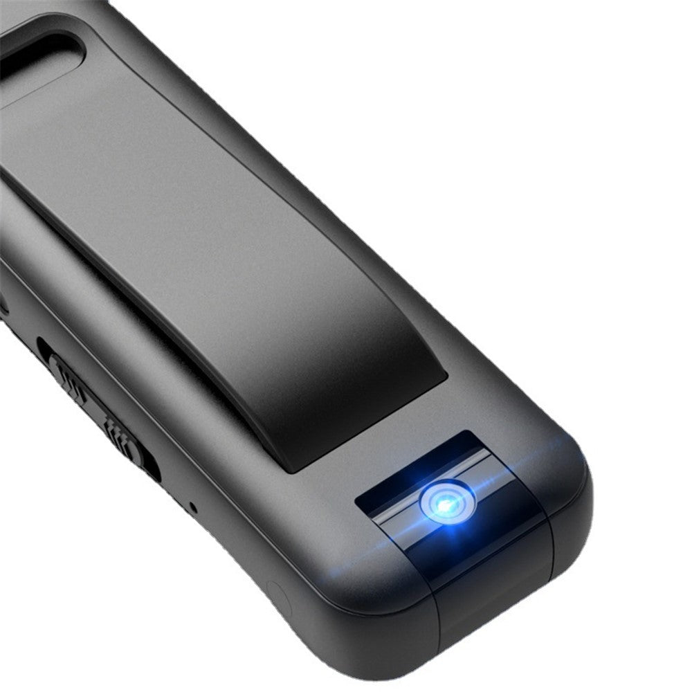 MROBO 16G Portable 1080P Voice Recorder with Back Clip 180 Degree Rotating Camera Noise Reduction Audio Recording Device
