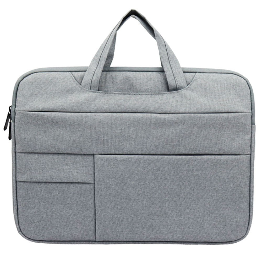 QY-C015 15.6 inch Laptop Bag for Huawei Xiaomi MacBook Multifunction Simple Style Notebook Computer Sleeve with Hiding Handle Strap