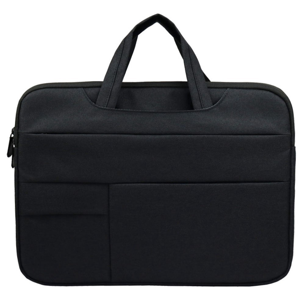 QY-C015 15.6 inch Laptop Bag for Huawei Xiaomi MacBook Multifunction Simple Style Notebook Computer Sleeve with Hiding Handle Strap
