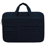 QY-C015 15.6 inch Laptop Bag for Huawei Xiaomi MacBook Multifunction Simple Style Notebook Computer Sleeve with Hiding Handle Strap