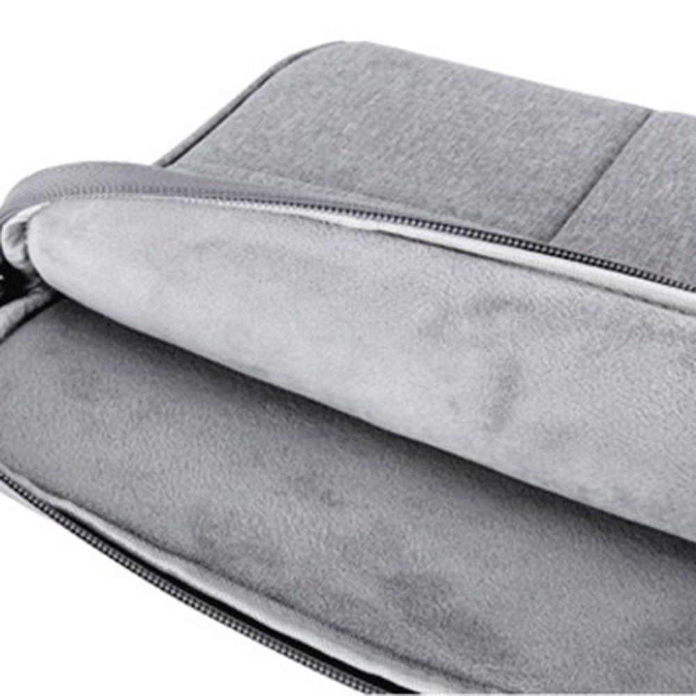 QY-C015 13 inch Laptop Carrying Case Business Style Notebook Computer Handbag with Hiding Handle Strap