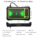 B315 2m Cable 4.3 Inch Screen Industrial Endoscope 8mm Lens 8 LEDs Waterproof Car Inspection Borescope