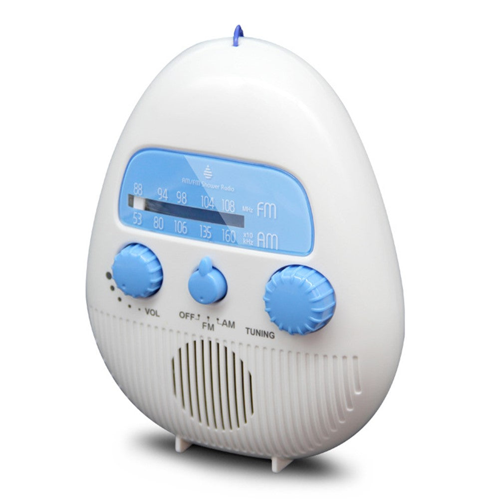 SY-900 IPX4-vandtæt HiFi-højttaler batteridrevet bærbar bruse-AM FM-radio med snor