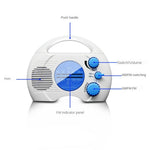 SY-910 Portable IPX4 Waterproof FM AM Radio Shower Hanging Radio Bathroom Splash-proof Speaker